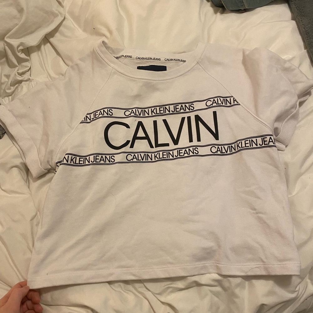 Calvin klein long crop top